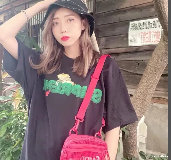L White Tee Lizard sleeved M T-shirt Black Logo Green XL Short Plant Environmental S 20SS 0603